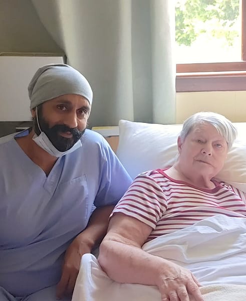 Home visit dentist providing bedside dental care in Liverpool